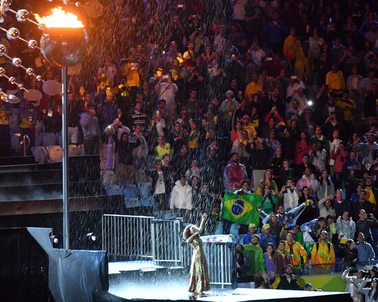 Closing ceremony of the XXXI Olympic Summer Games in Rio de Janeiro