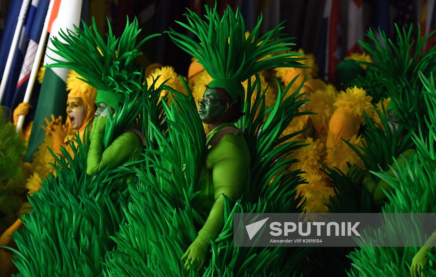 Closing ceremony of the XXXI Olympic Summer Games in Rio de Janeiro