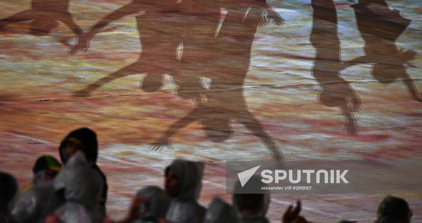 Closing ceremony of the XXXI Olympic Summer Games in Rio de Janeiro