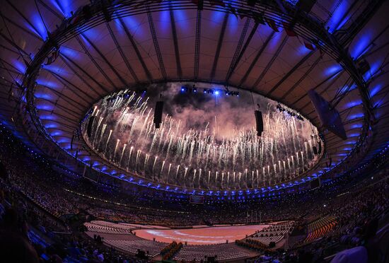 Closing ceremony of the XXXI Olympic Summer Games in Rio de Janeiro