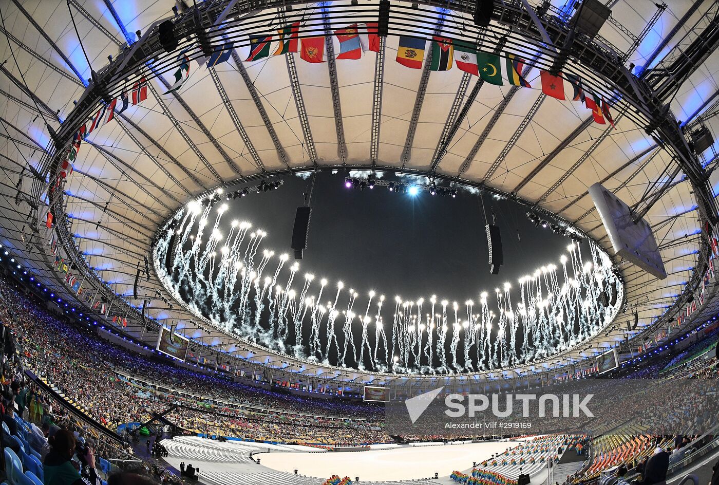 Closing ceremony of the XXXI Olympic Summer Games in Rio de Janeiro