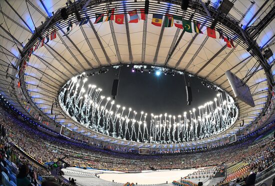 Closing ceremony of the XXXI Olympic Summer Games in Rio de Janeiro
