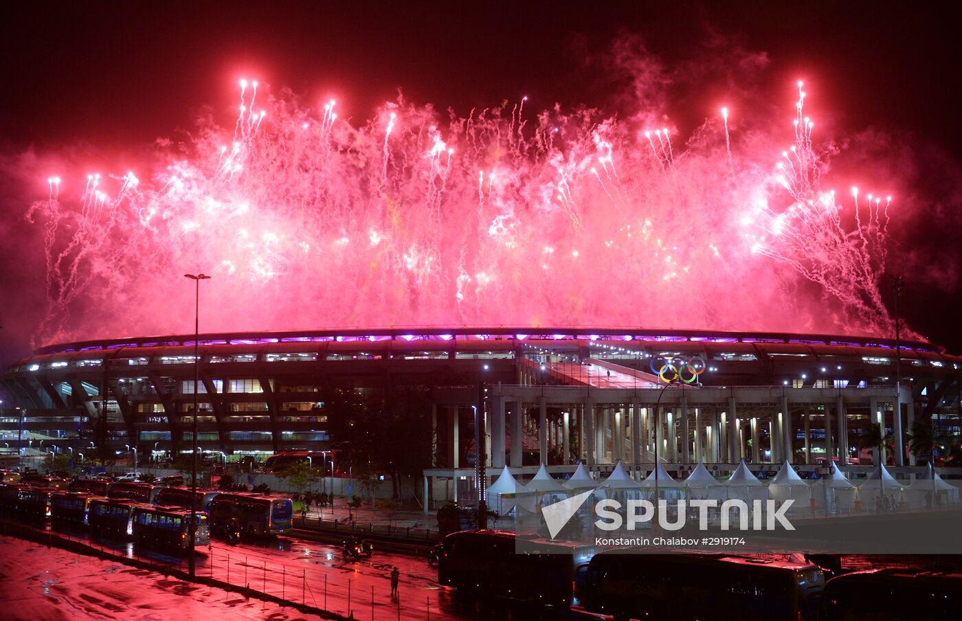 Closing ceremony of the XXXI Olympic Summer Games in Rio de Janeiro
