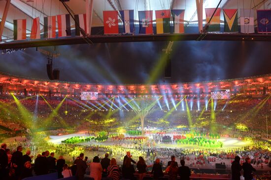 Closing ceremony of the XXXI Olympic Summer Games in Rio de Janeiro