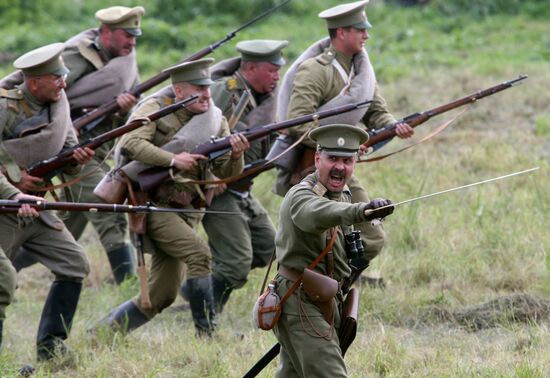 Battle of Gumbinnen military historical festival