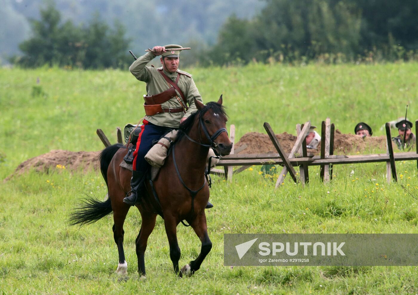 Battle of Gumbinnen military historical festival