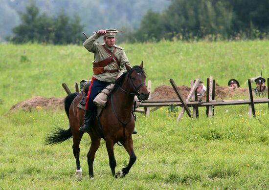 Battle of Gumbinnen military historical festival