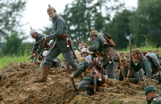 Battle of Gumbinnen military historical festival