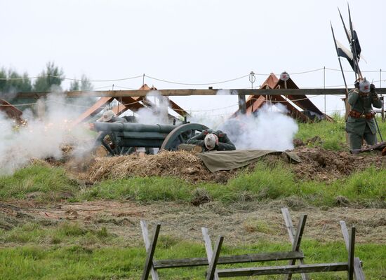 Battle of Gumbinnen military historical festival