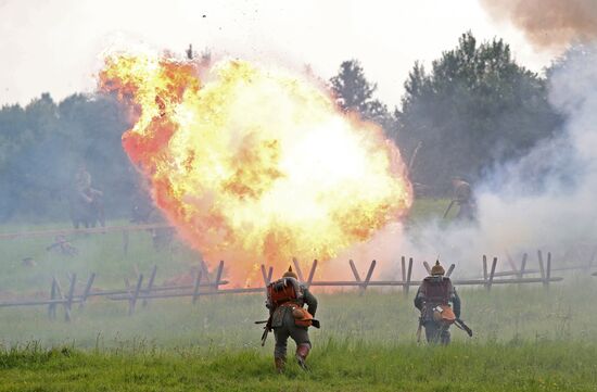 Battle of Gumbinnen military historical festival