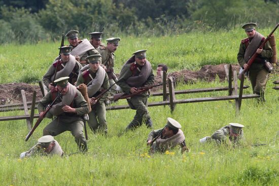 Battle of Gumbinnen military historical festival