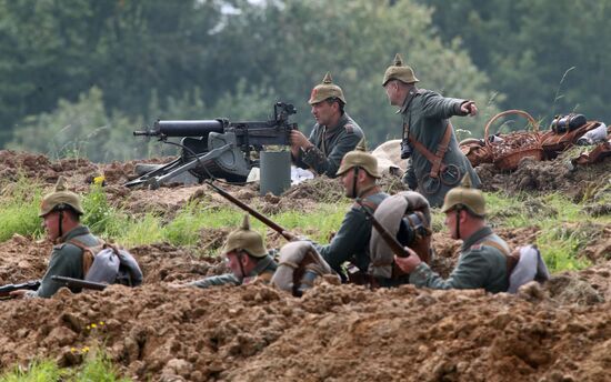 Battle of Gumbinnen military historical festival