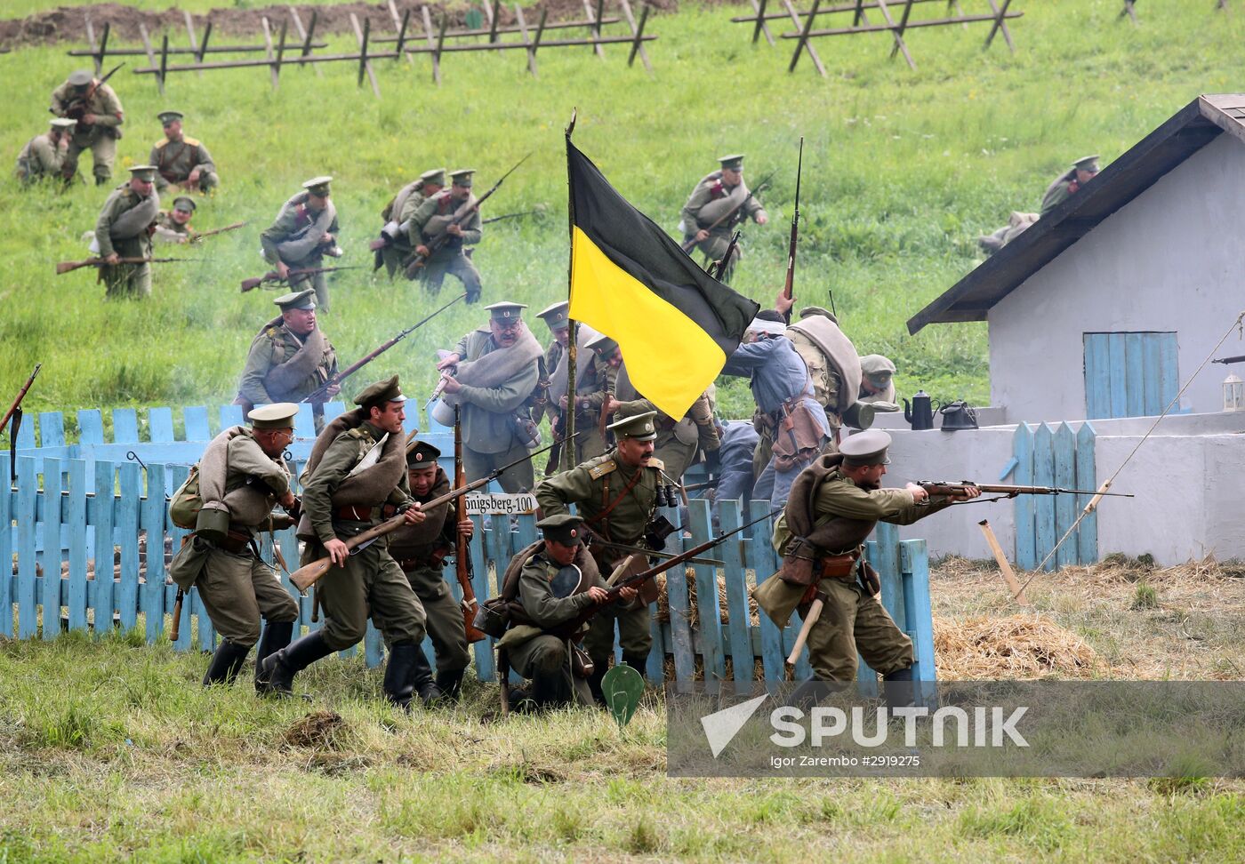 Battle of Gumbinnen military historical festival