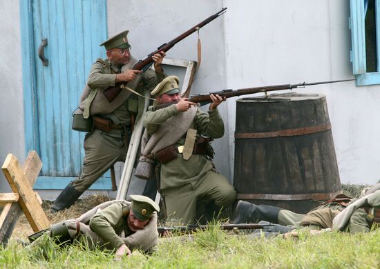 Battle of Gumbinnen military historical festival
