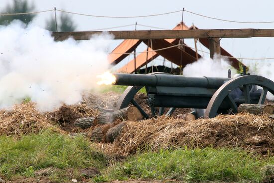 Battle of Gumbinnen military historical festival