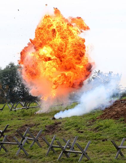 Battle of Gumbinnen military historical festival