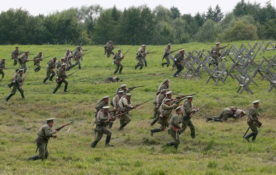 Battle of Gumbinnen military historical festival