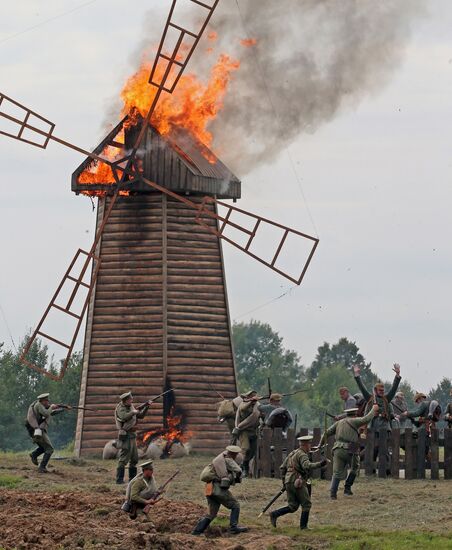 Battle of Gumbinnen military historical festival