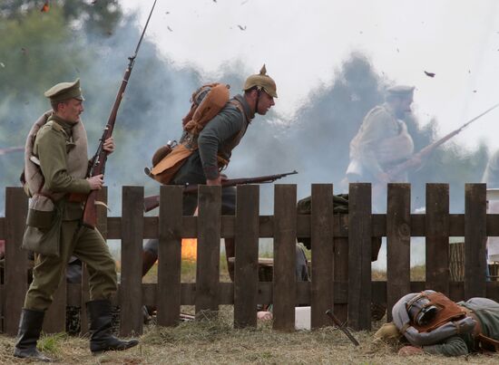 Battle of Gumbinnen military historical festival