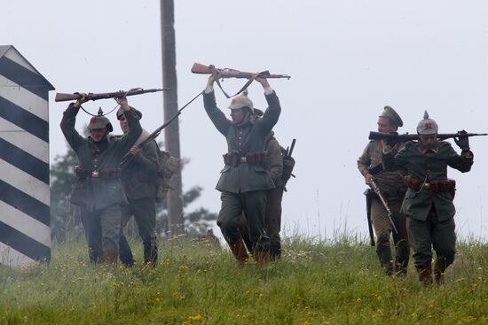 Battle of Gumbinnen military historical festival