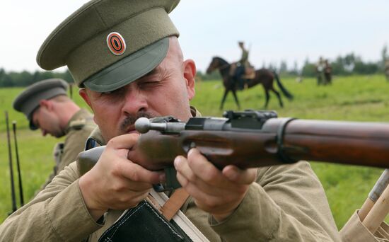 Battle of Gumbinnen military historical festival