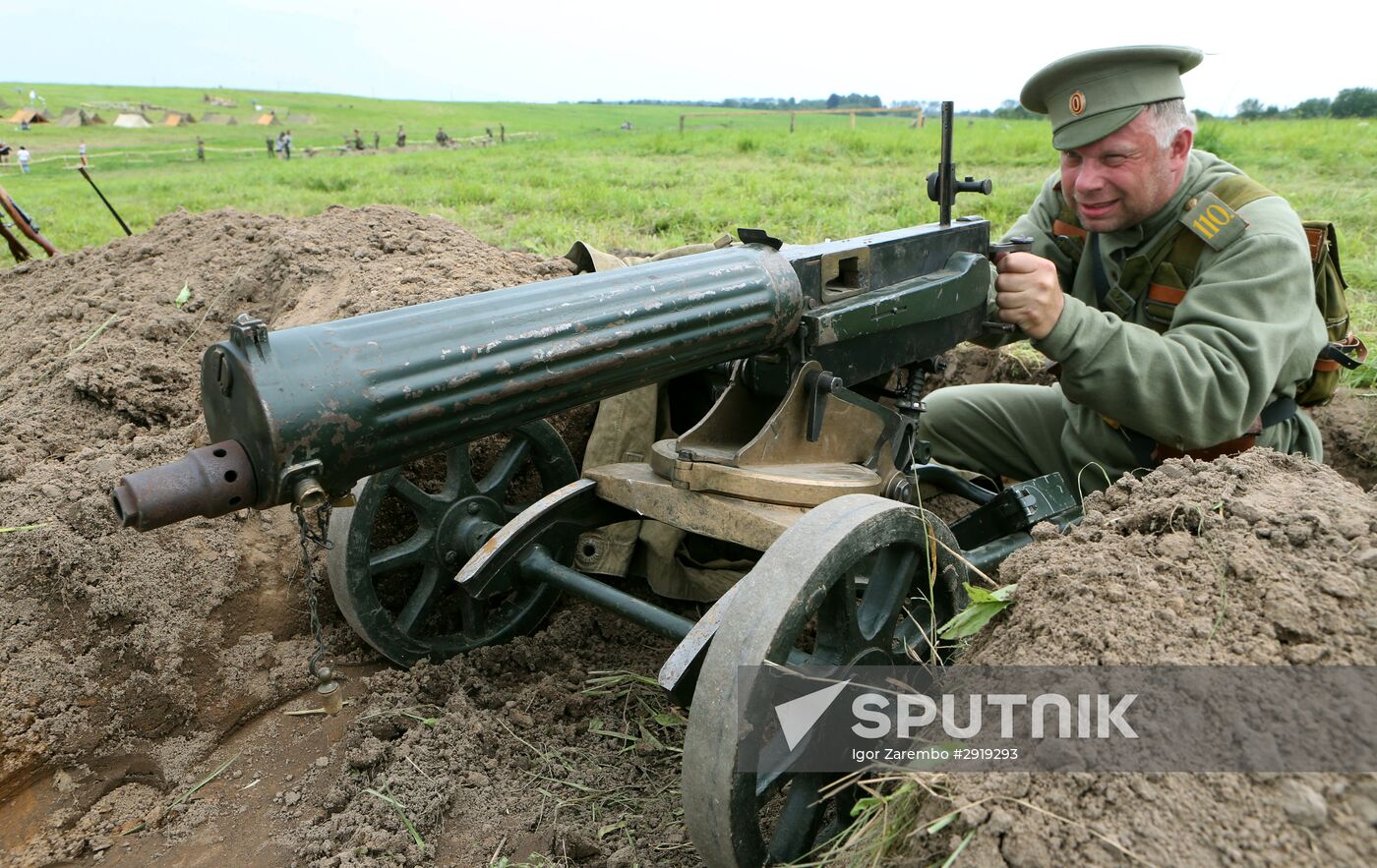 Battle of Gumbinnen military historical festival