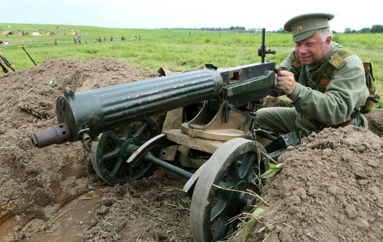 Battle of Gumbinnen military historical festival