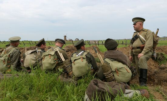 Battle of Gumbinnen military historical festival