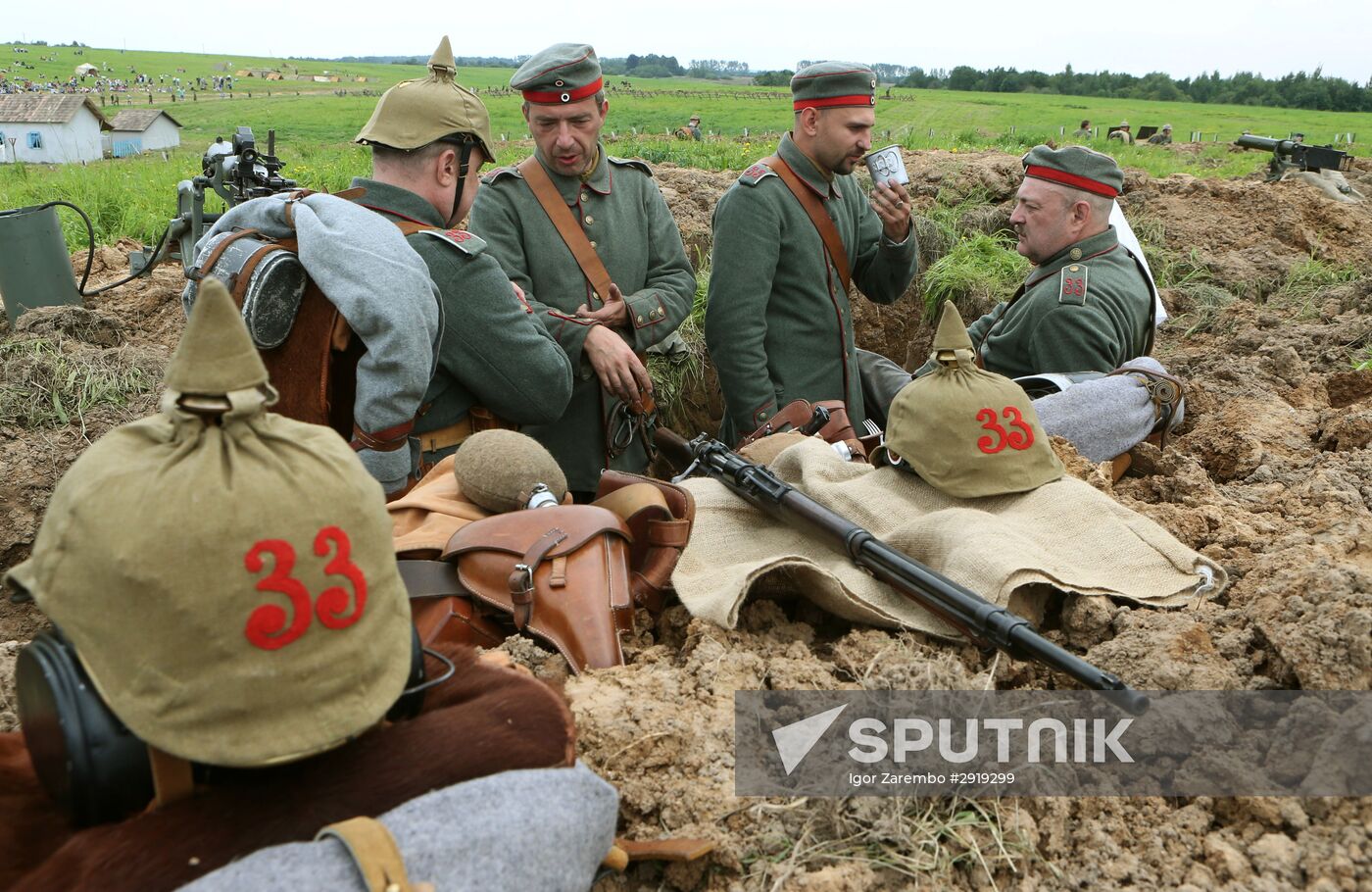 Battle of Gumbinnen military historical festival