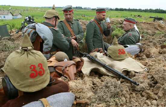 Battle of Gumbinnen military historical festival