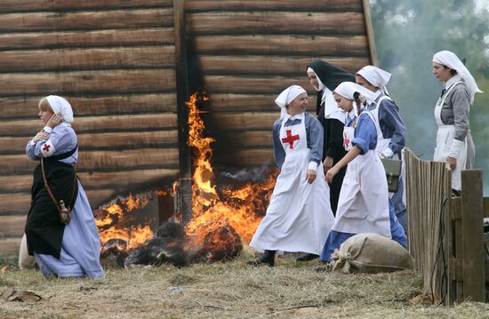 Battle of Gumbinnen military historical festival