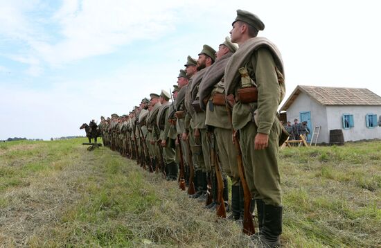 Battle of Gumbinnen military historical festival