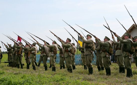 Battle of Gumbinnen military historical festival