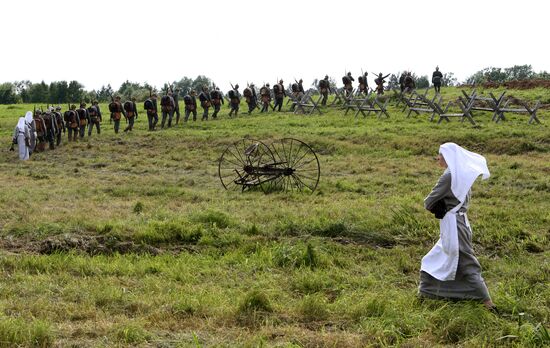Battle of Gumbinnen military historical festival