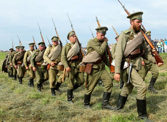 Battle of Gumbinnen military historical festival