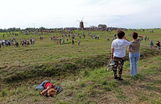 Battle of Gumbinnen military historical festival