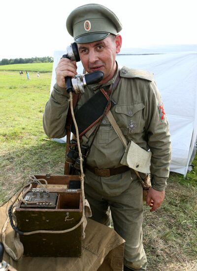 Battle of Gumbinnen military historical festival