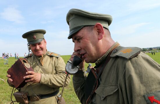 Battle of Gumbinnen military historical festival
