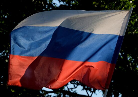 National Flag Day celebrations in Russia
