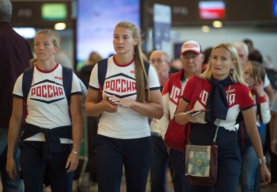 Russian Olympic team set to return to Moscow