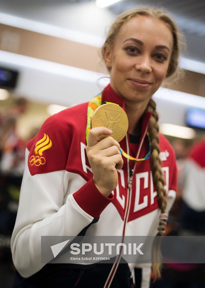 Russian Olympic team set to return to Moscow