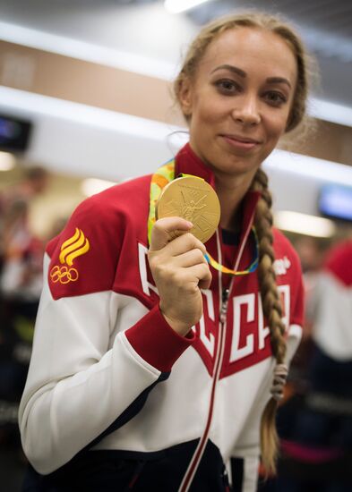 Russian Olympic team set to return to Moscow