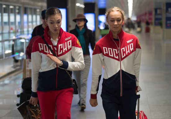 Russian Olympic team set to return to Moscow