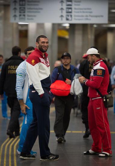 Russian Olympic team set to return to Moscow