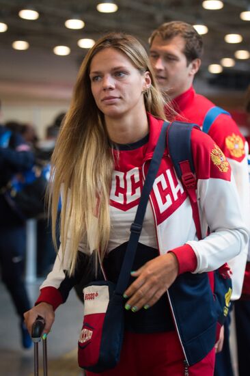 Russian Olympic team set to return to Moscow