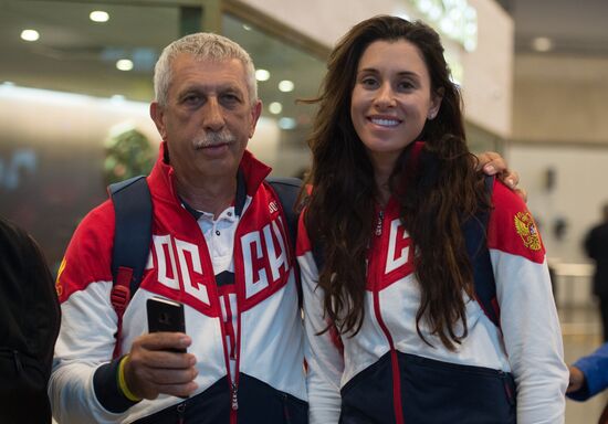 Russian Olympic team set to return to Moscow