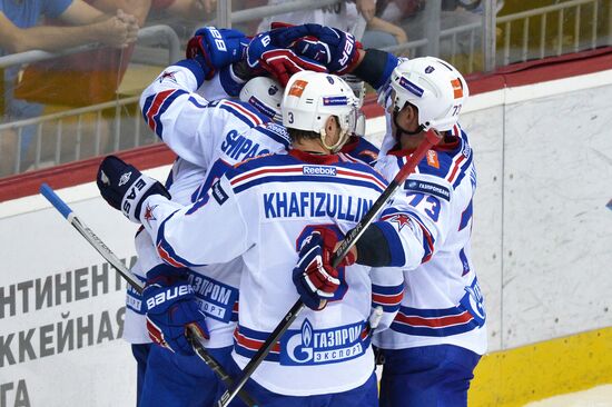 Kontinental Hockey League. Traktor vs. SKA