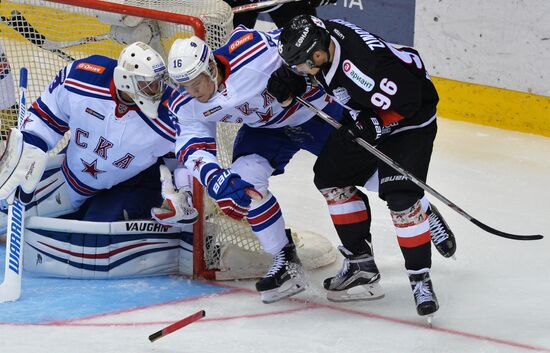 Kontinental Hockey League. Traktor vs. SKA