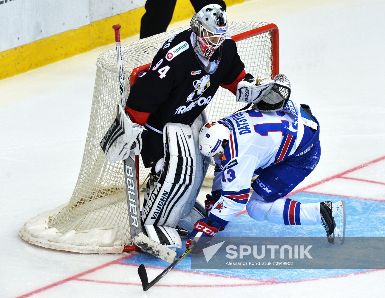 Kontinental Hockey League. Traktor vs. SKA