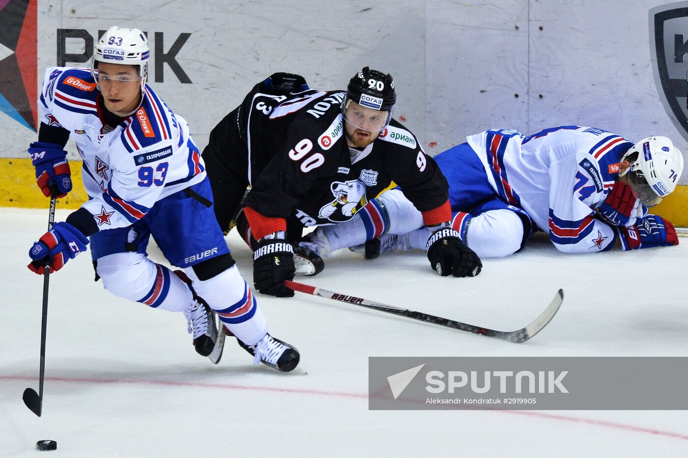 Kontinental Hockey League. Traktor vs. SKA